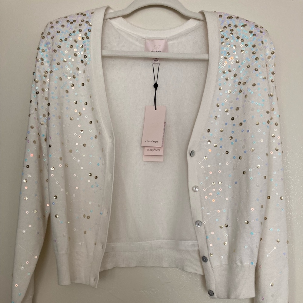 Cinq A Sept cardigan NWT